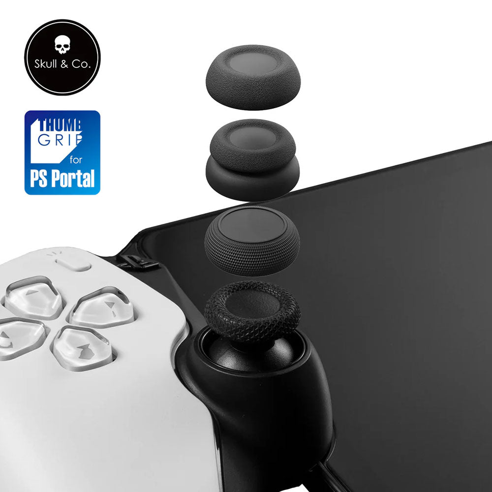 Skull & Co. Black Thumb Grip Set for Playstation Portal 