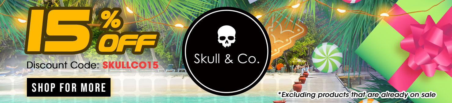 15% OFF on Skull & Co Products