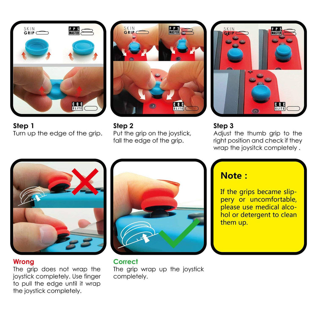 Thumb Grip Set Installation Guide