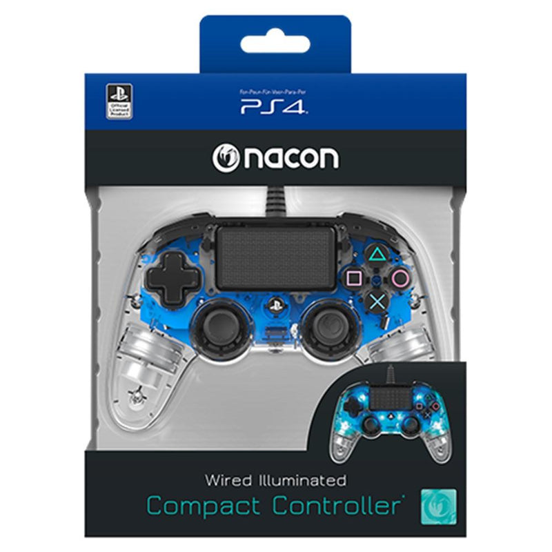Nacon Wired Compact Controller For Playstation 4 Ps4 Illuminated L Gamory