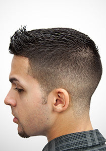 spiky fade haircut