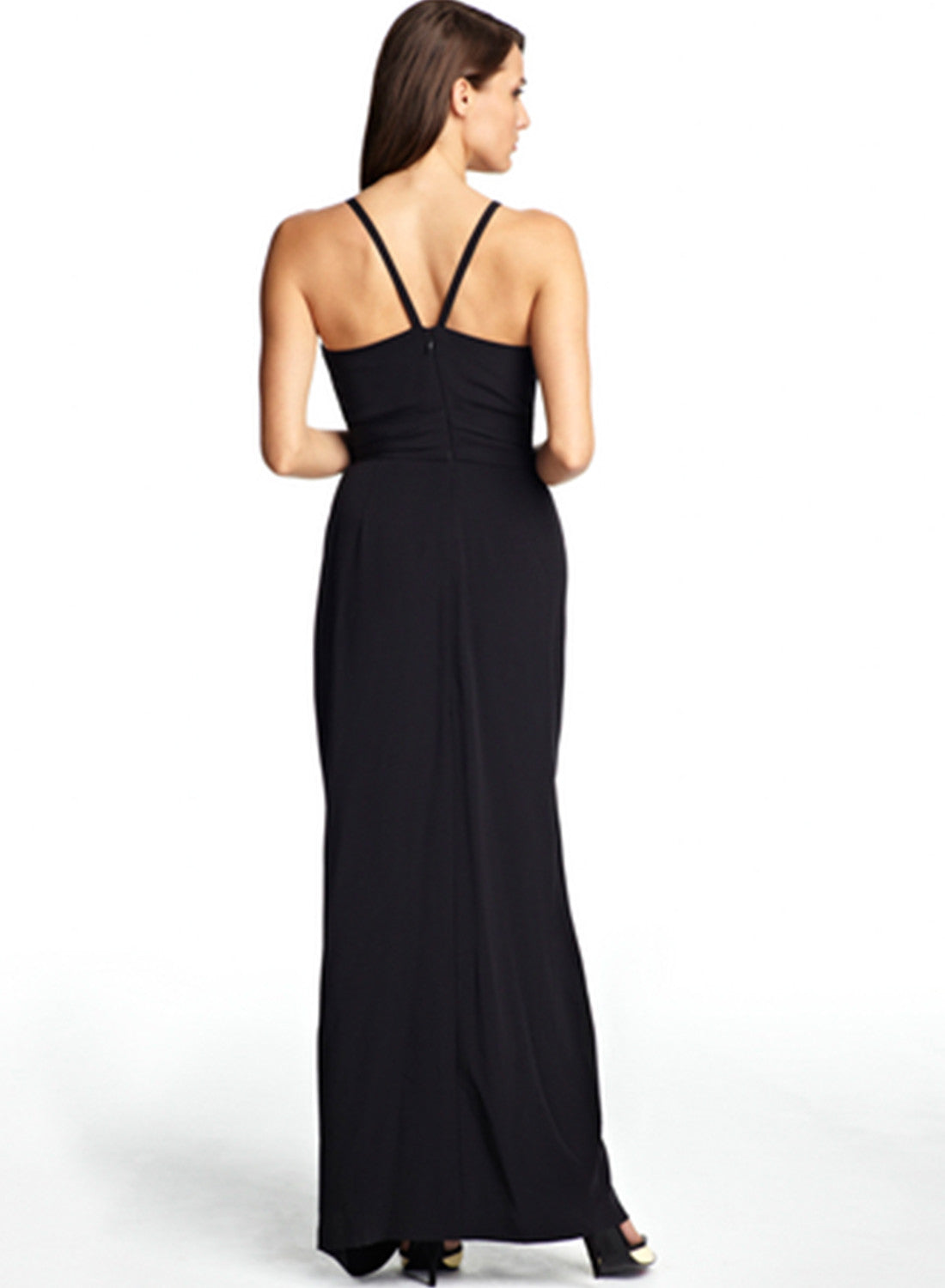 Fleur du Soir Satin Gown