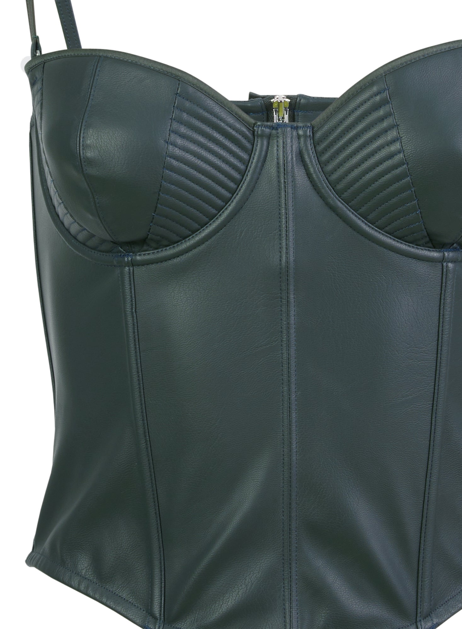 Vegan Leather Bustier