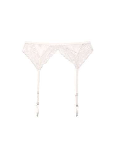 Gardenia Lace Garter Belt | Fleur du Mal