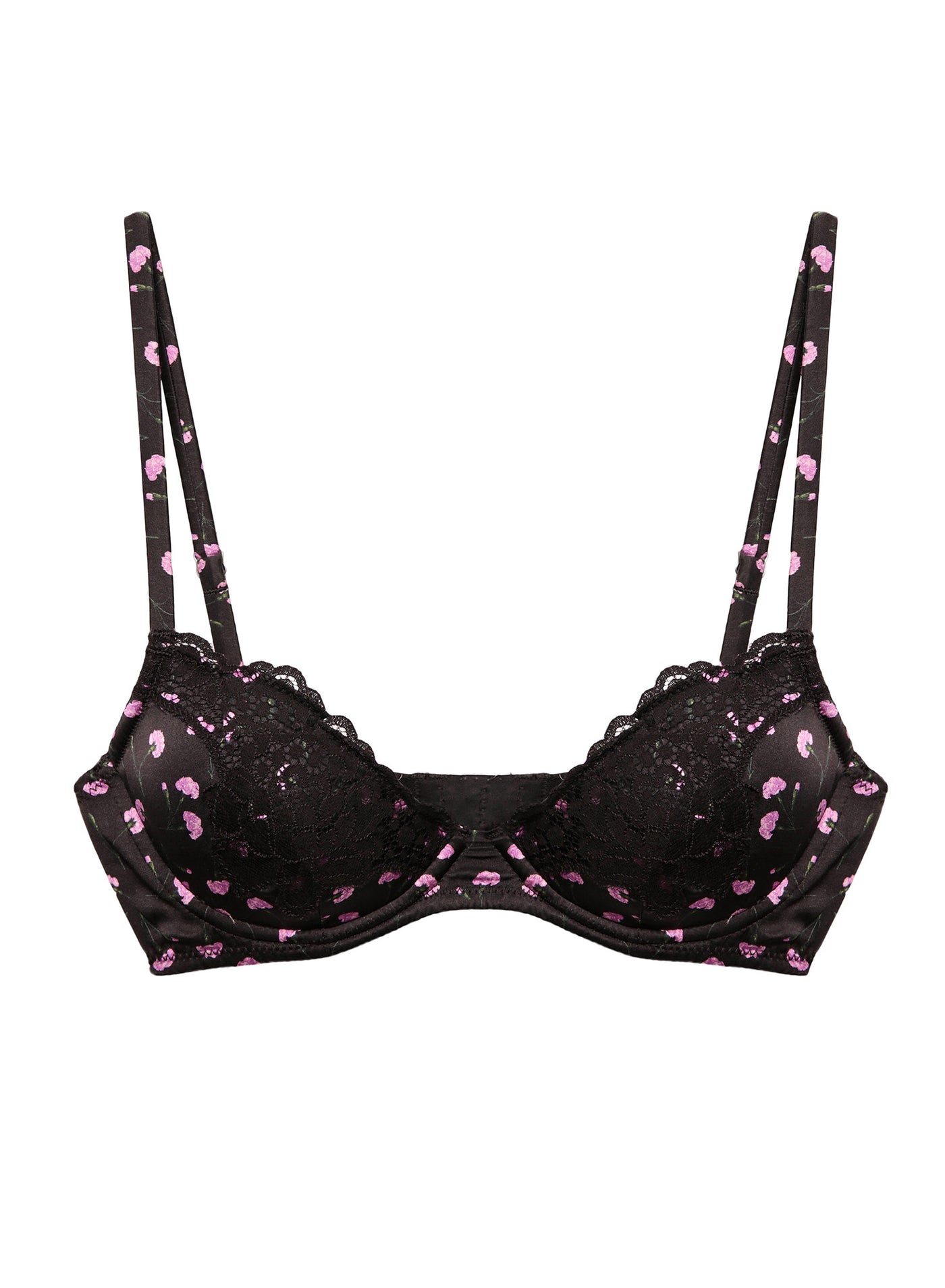 James Lace Padded Demi Bra | Fleur du Mal