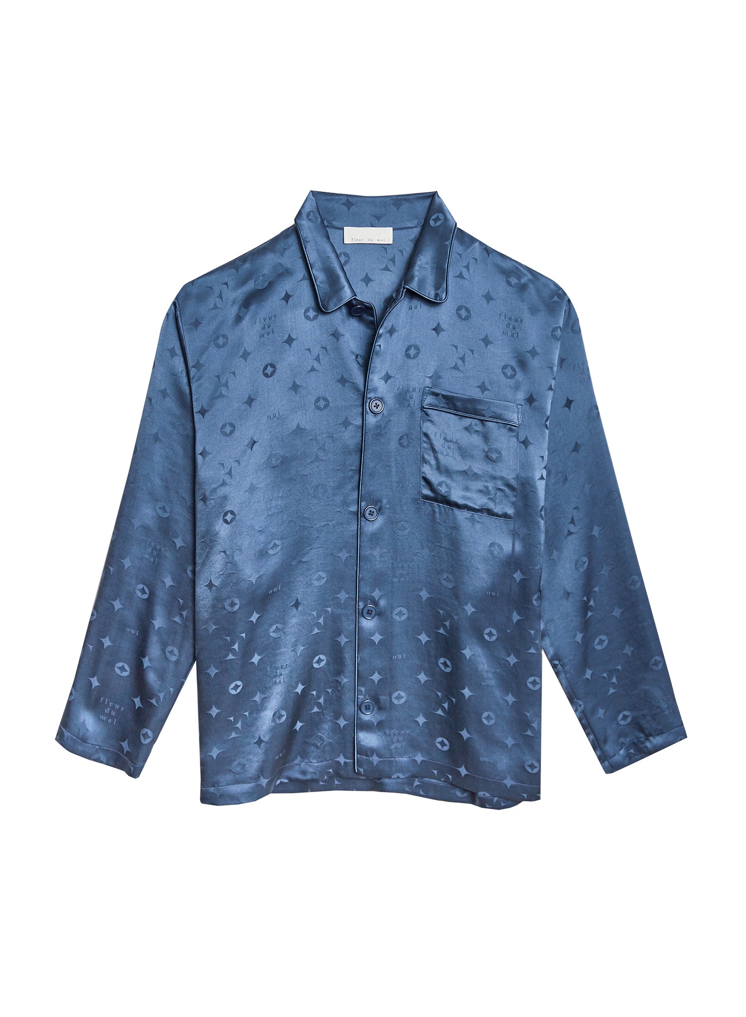 Men's Silk Jacquard PJ Top