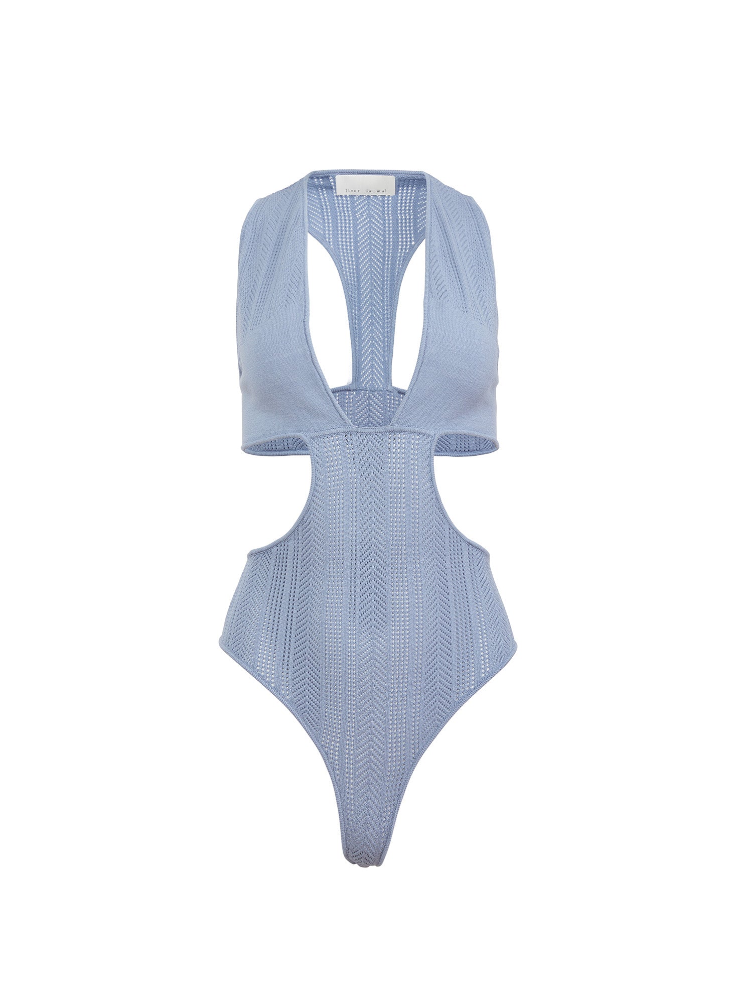 Pointelle Cutout Bodysuit