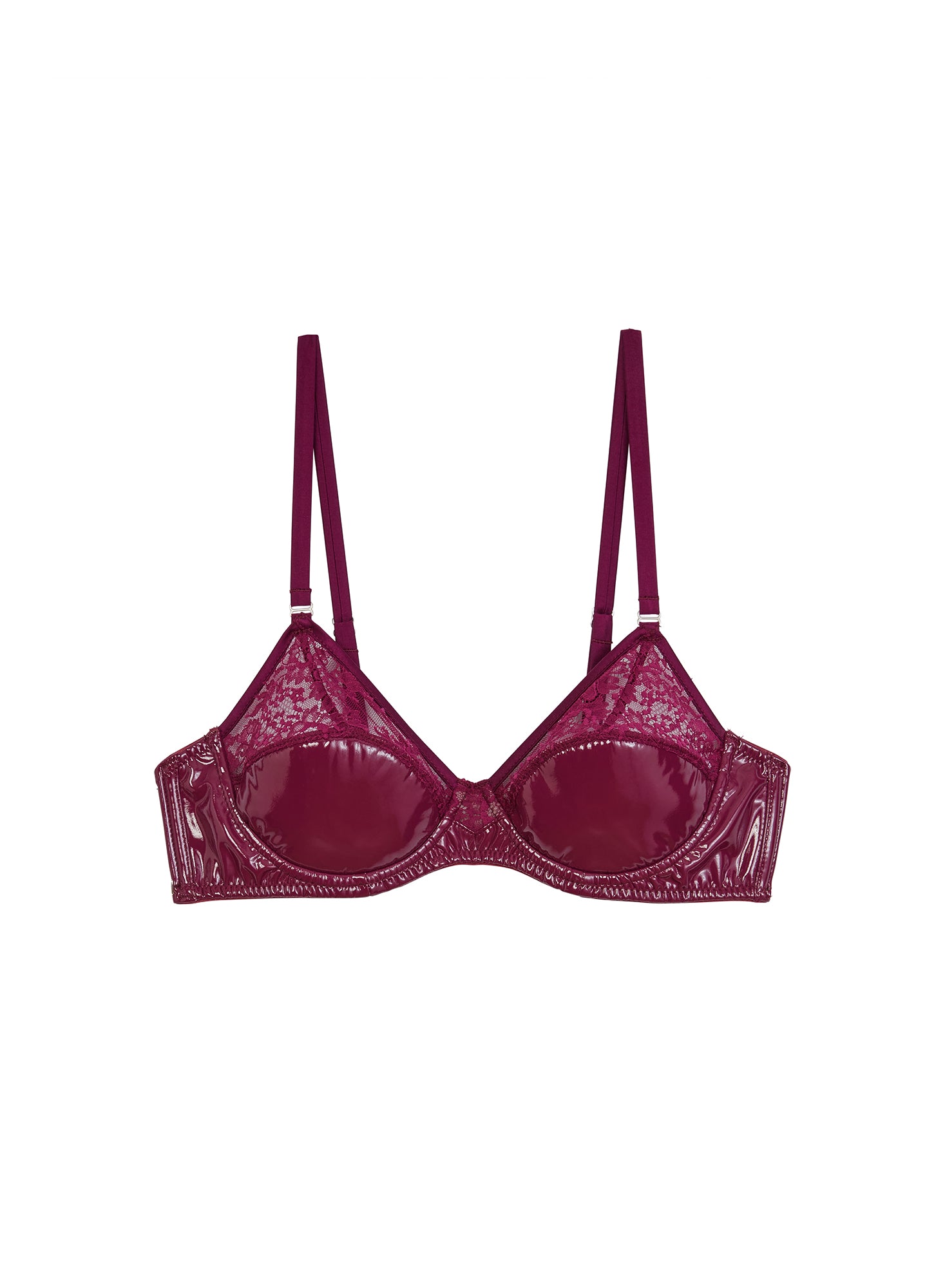 Frankie Lace PVC Bebe Bra