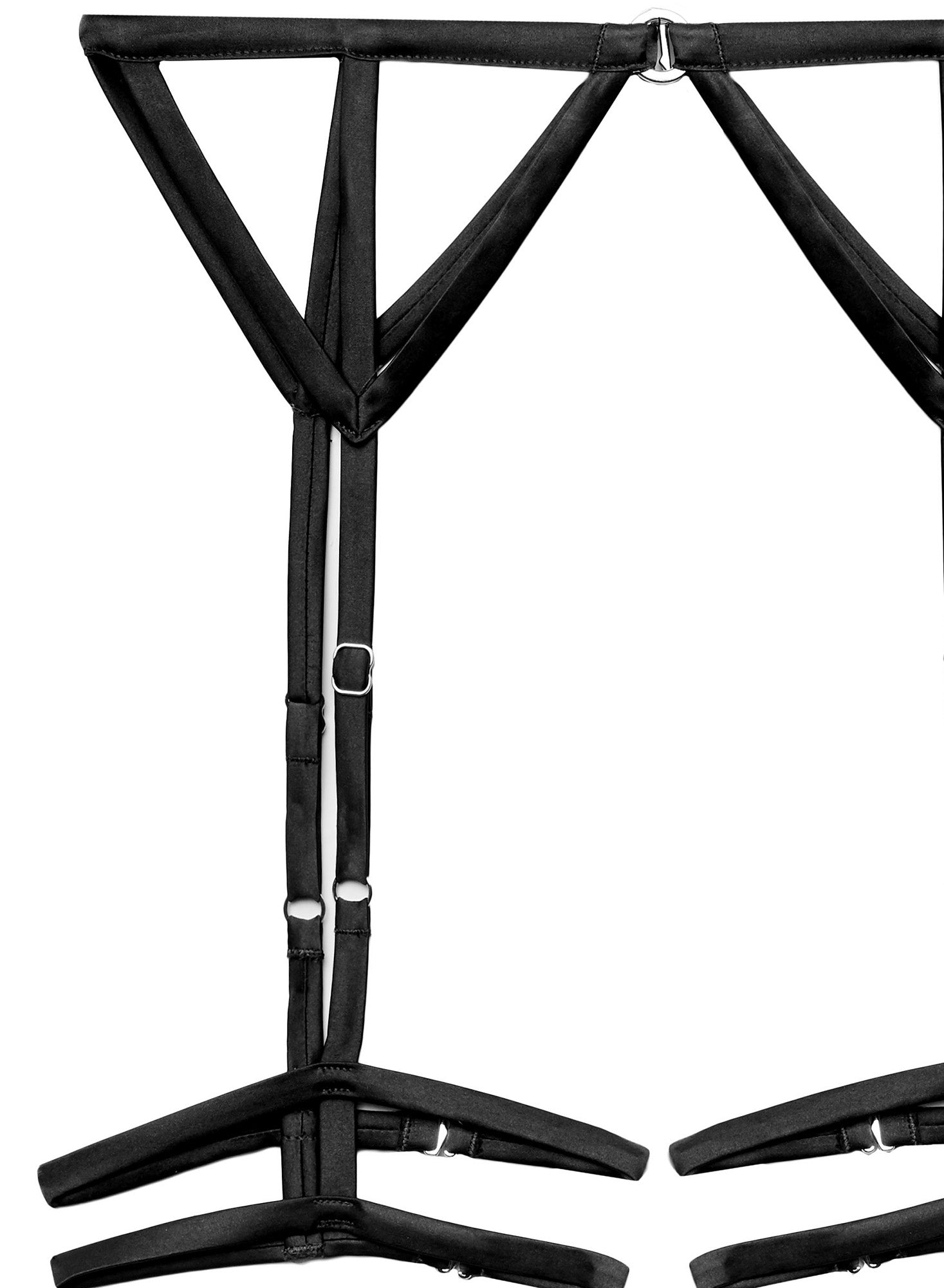 Strappy Bondage Garter Belt