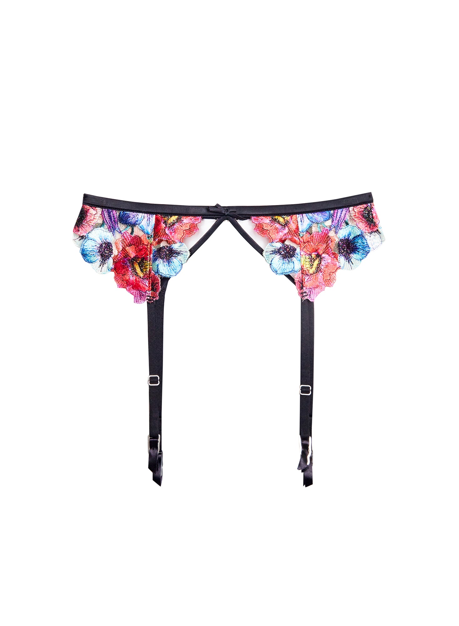 Tuileries Embroidery Garter Belt