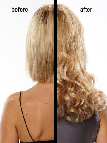 Curly Blonde Human Hair Extensions