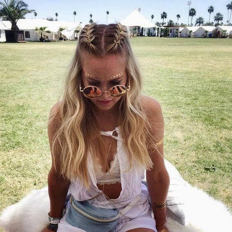 Glitter - the perfect disguise for second-day hair, all hail #festival  season 🙌 If you're the master of a 3D … | Rave hair, Second day hairstyles,  Long hair styles