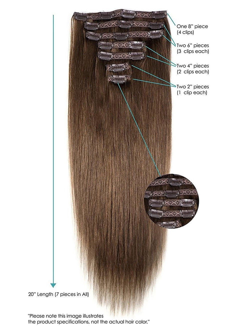 7 piece hair extensions