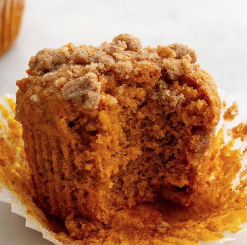 Gluten-free Pumpkin Streusel Muffins