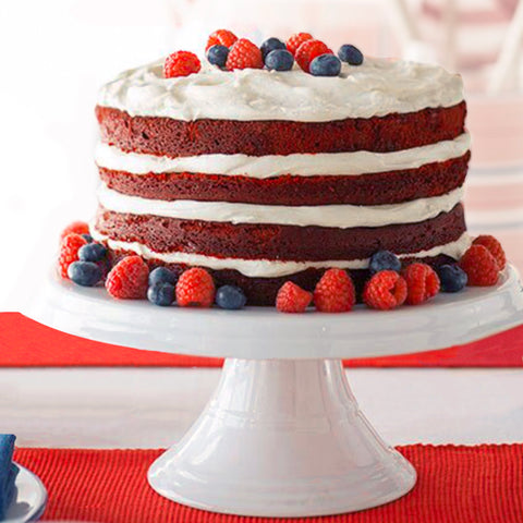 Gluten-free Red Velvet Layered Cake