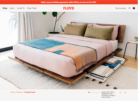 Floyd bed page