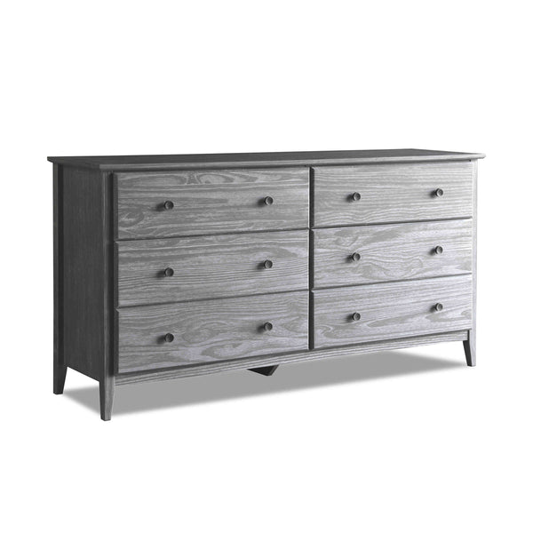 Greenport 6Drawer Dresser Grain Wood Furniture