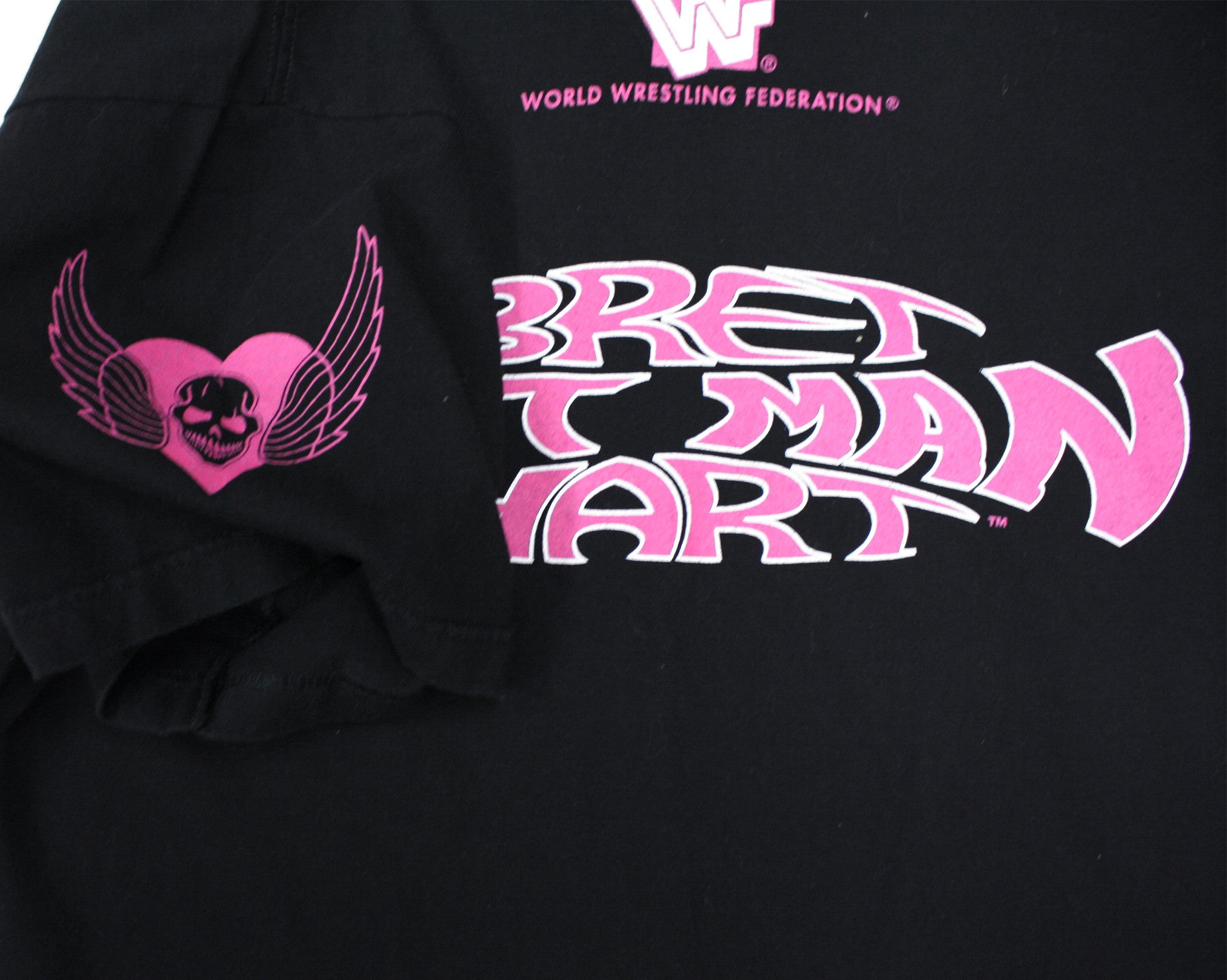 WWF BRET HART VINTAGE T-SHIRT LG – stashpages