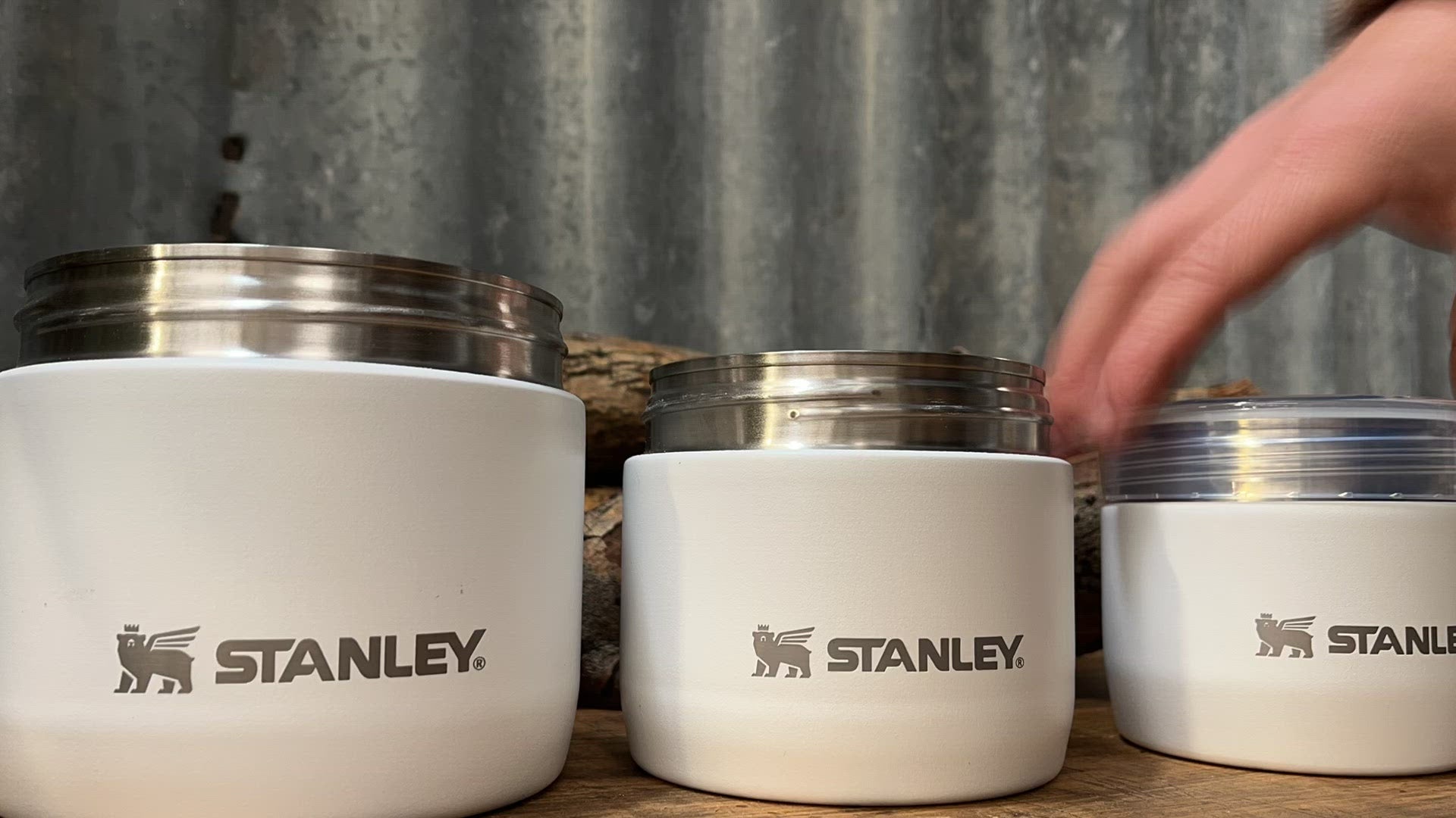 Stanley Insulated WHITE Vacuum Food storage set of 3