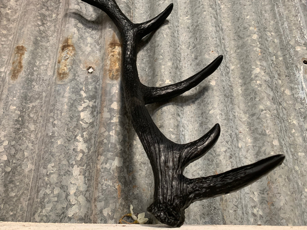 Black Faux Deer Antler Decor The Olde Farm Store