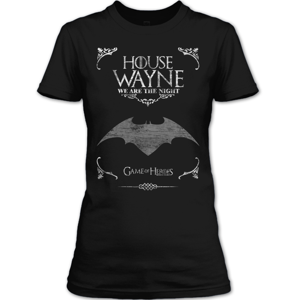 House Wayne We Are The Night Game of Thrones Batman T Shirt – Premium Fan  Store