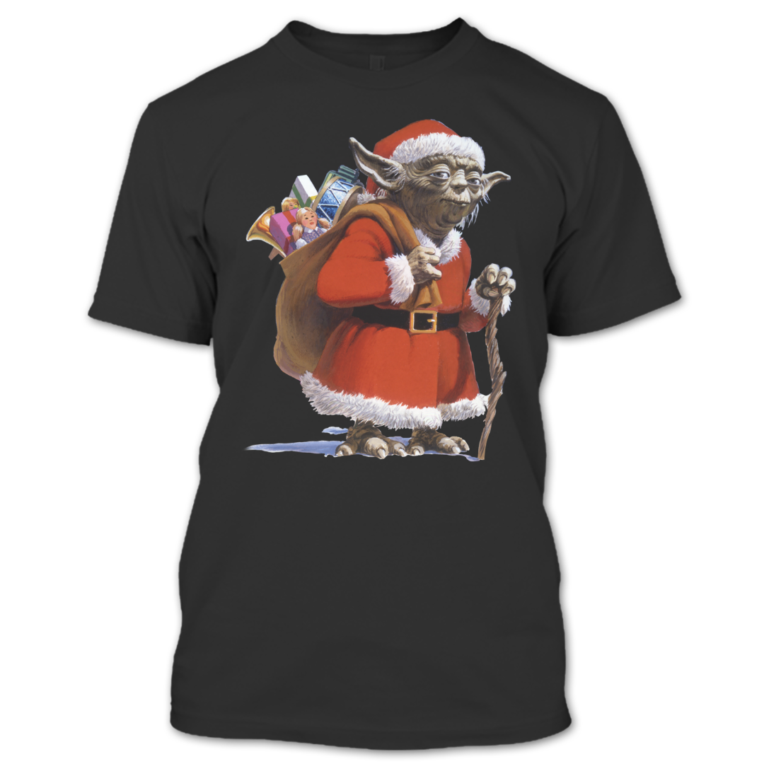 yoda christmas t shirt