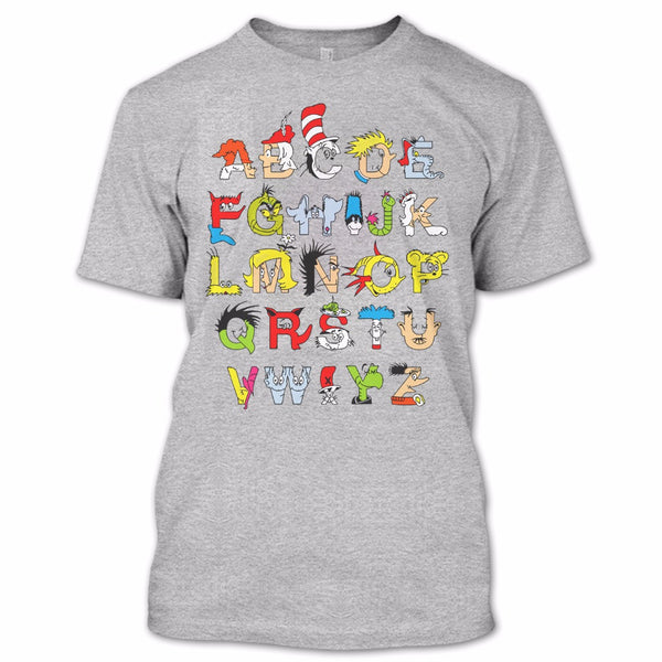 Happy Read Across America Day T Shirt, ABC Dr. Seuss T Shirt – Premium ...