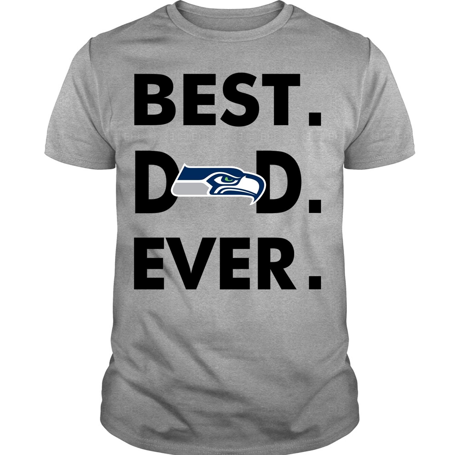 Top best dad ever NFL Seattle Seahawks logo 2023 T-shirt