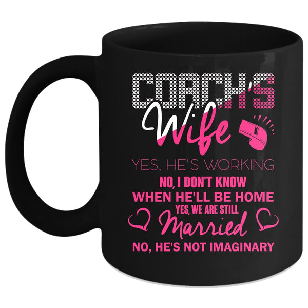 Coach's Wife Coffee Mug, Cute Gift For My Wife Coffee Cup – Premium Fan ...