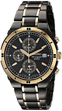 Seiko Men's SNAA30 Stainless Steel Two-Tone Watch – Exact Time Corp.