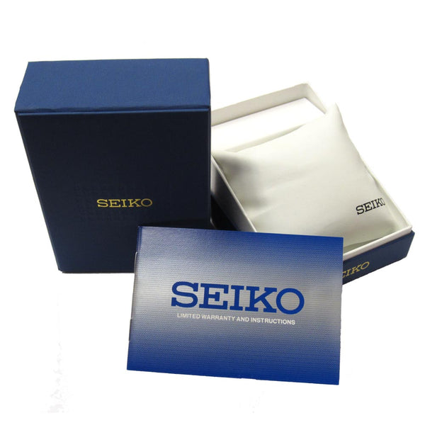 Seiko Men's SKA581 Kinetic Blue Dial Stainless Steel Watch – Exact Time  Corp.