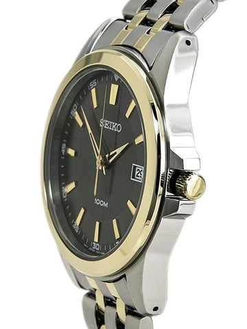 Seiko Men's SGEG90 Gray Dial Two-Tone Stainless Steel Watch – Exact Time  Corp.