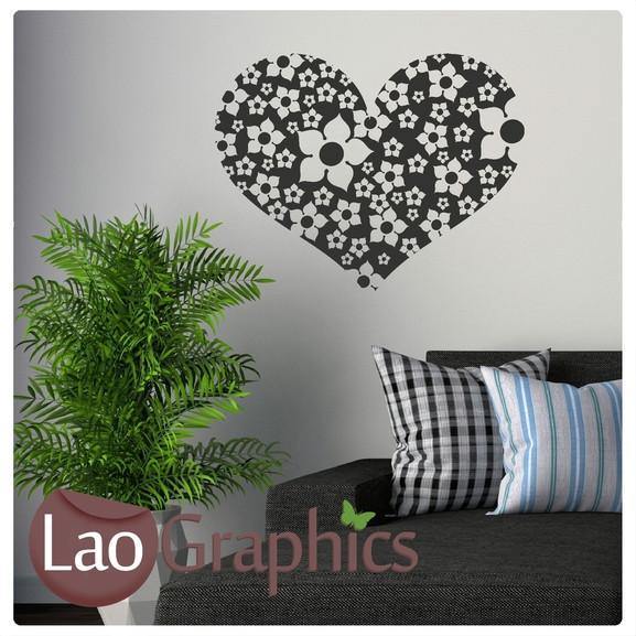 Collage Of Love Hearts Girls Room Wall Stickers Home Decor Pretty Art Laographics