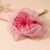 Oversized Dual color Organza Scrunchy with Gota Patti - Pink