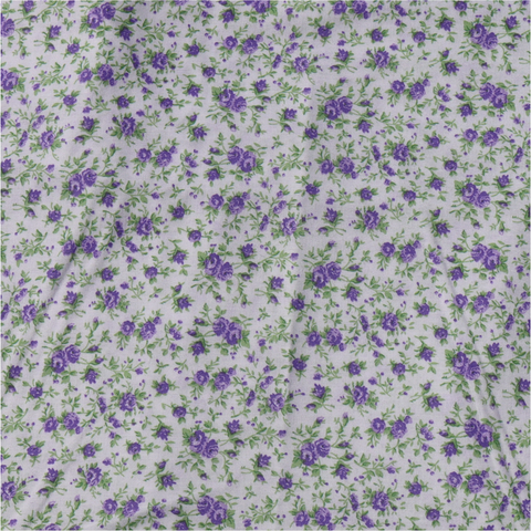 Mini Purple Floral Fabric