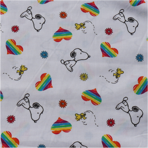 Snoopy Hearts Fabric