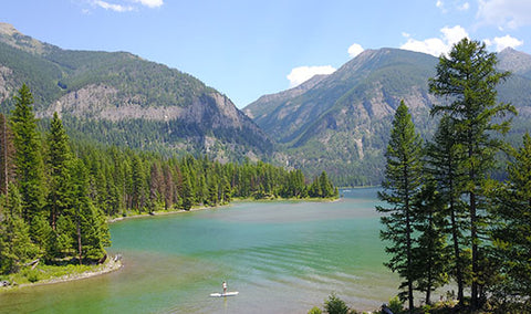 SUP on Holland Lake, MT