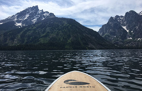 SUP on Jenny Lake