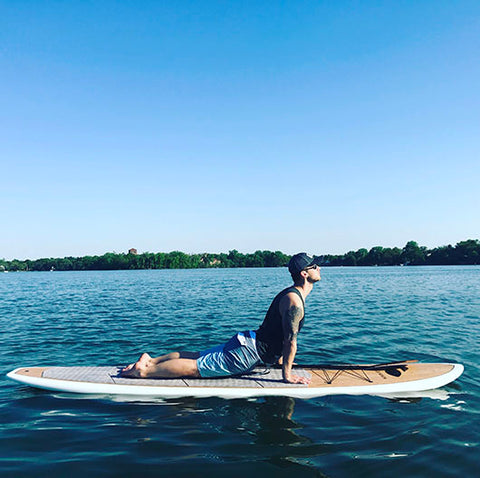 Paddle Board Yoga at Johanna Lake