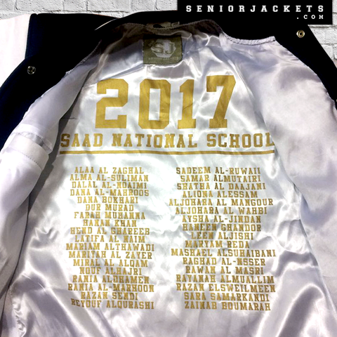 inside jacket school seniors names