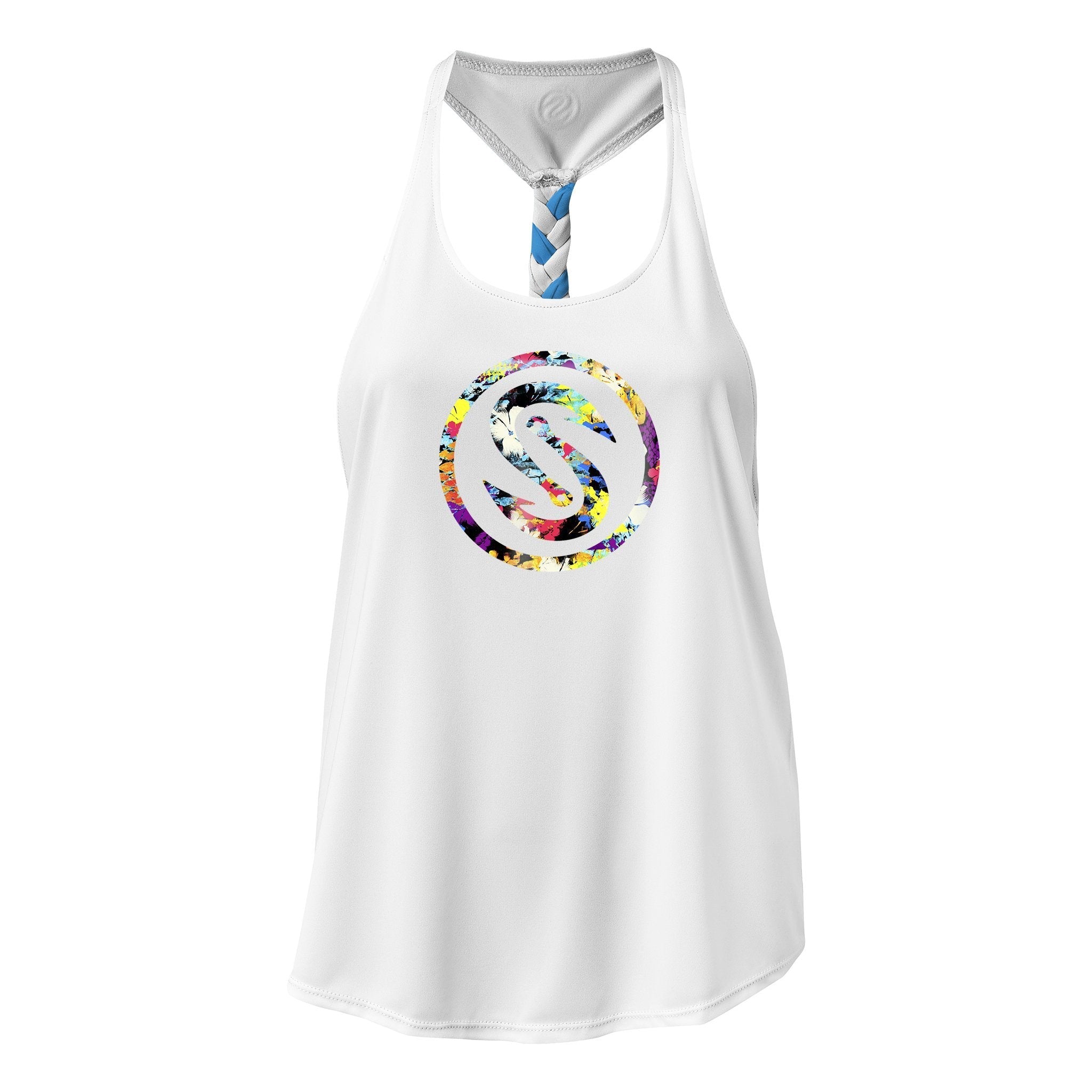 Scales Tropical Scales Womens Scales PRO Performance Tank in White Size L