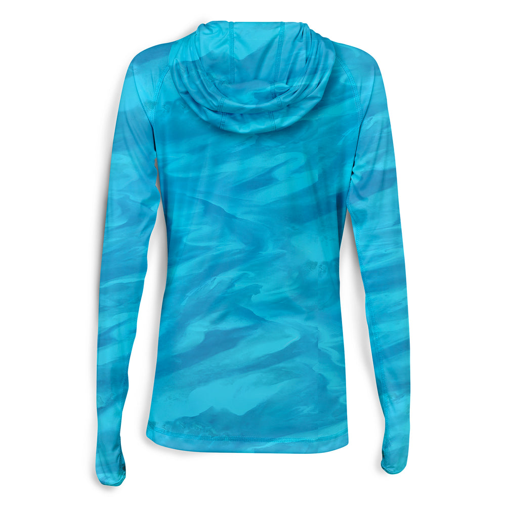 Coral Tropics Womens Hooded Performance –