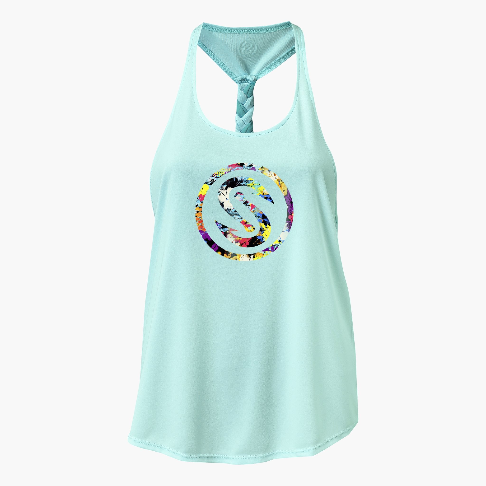 Scales Tropical Scales Womens Scales PRO Performance Tank in Seafoam Size L