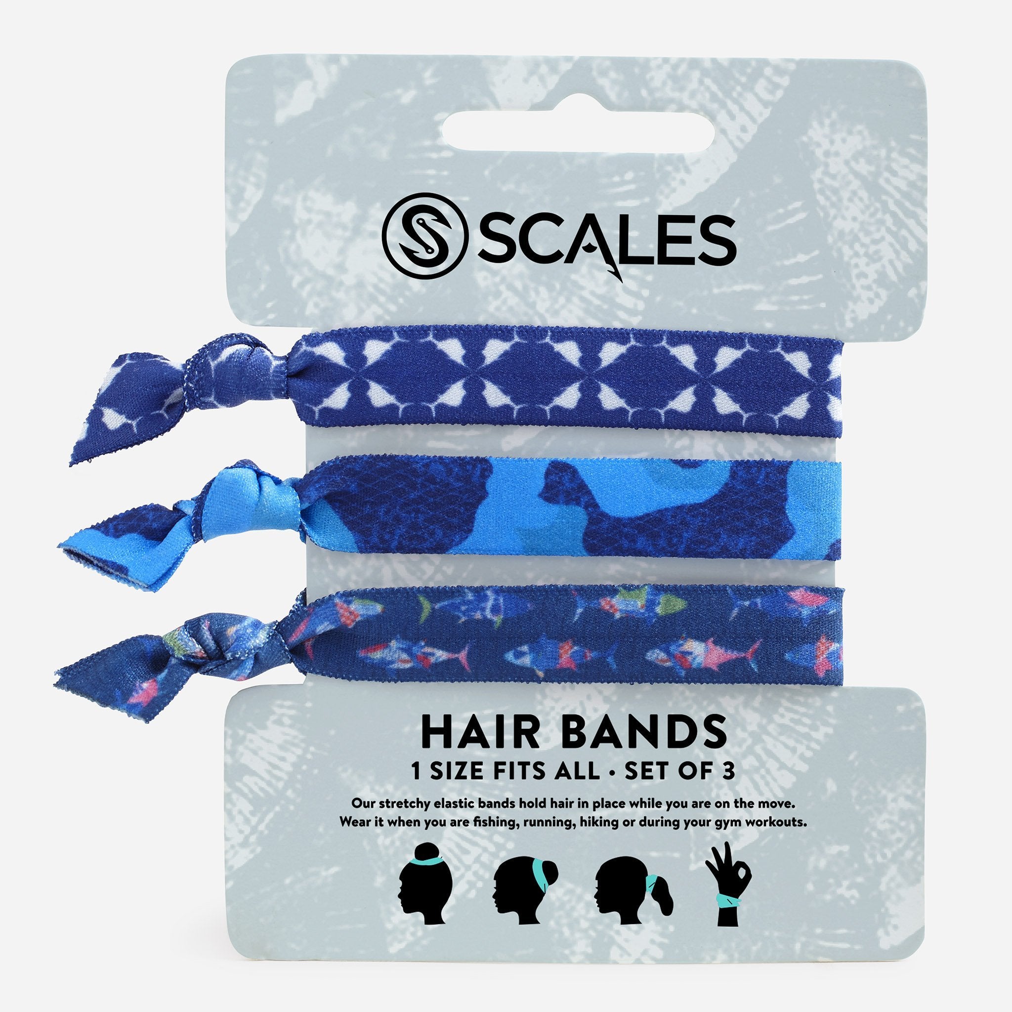 Scales Hair Band Combo Pack Vacay in Multi Size One Size