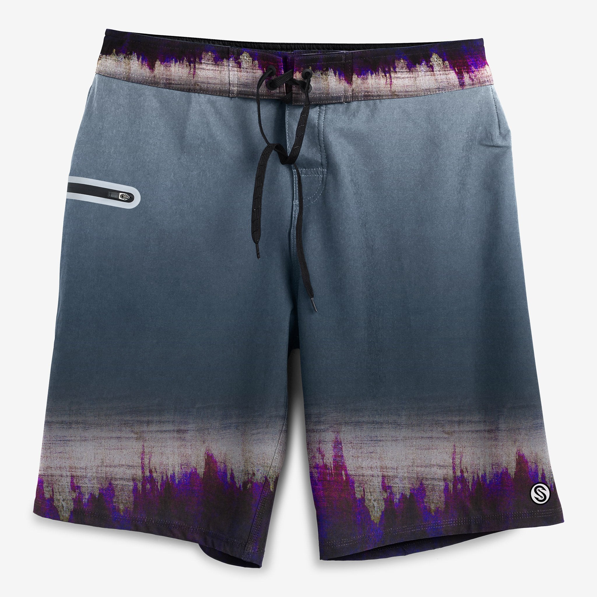 Scales Deep Color Boardshorts in Sword Size W40