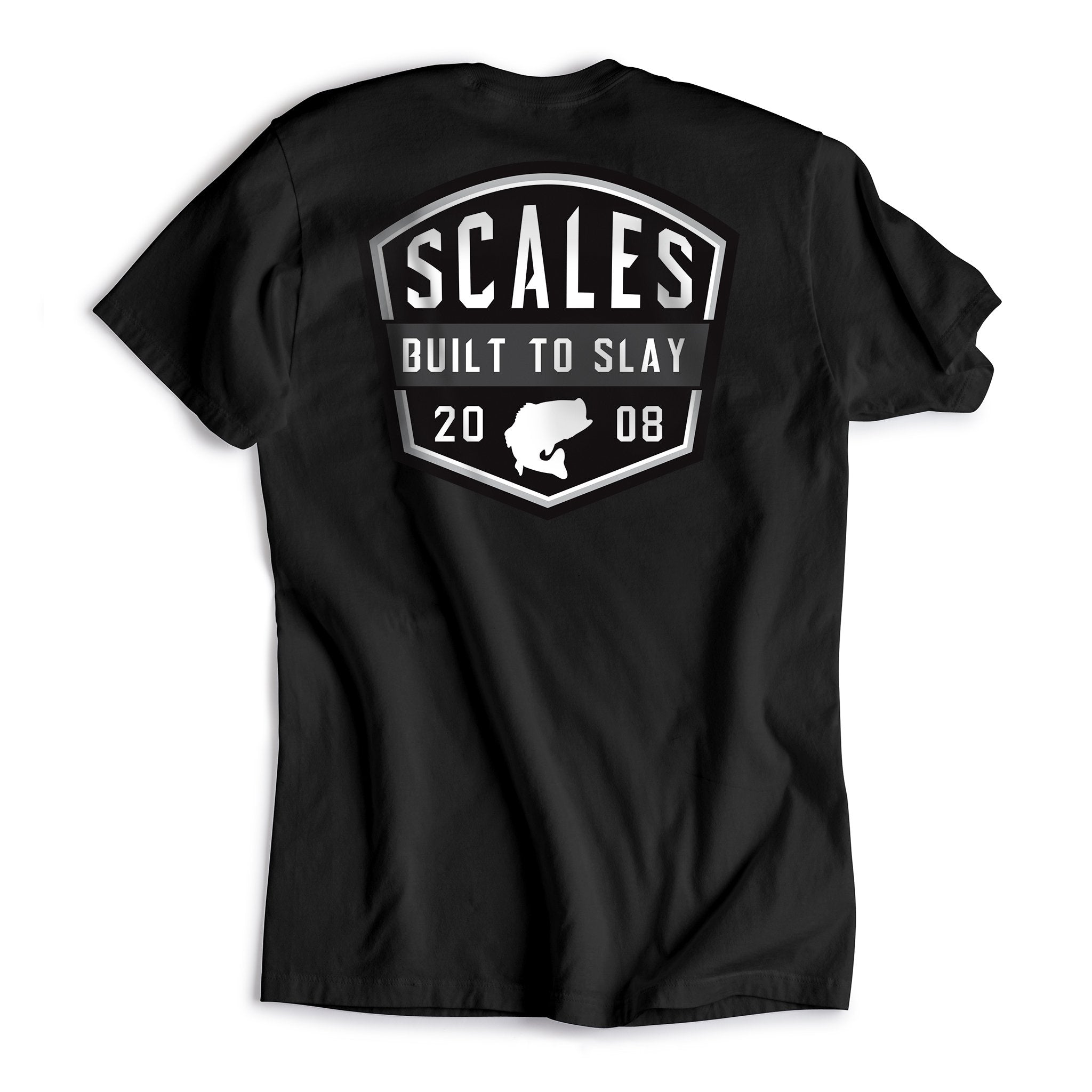 Scales Bold Bass Premium SS Tee in Black Size S