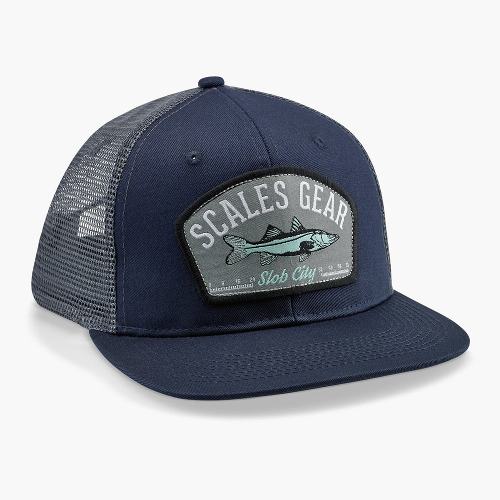 Scales Solid Fish Trucker Hat - Green/Black, Size: One Size