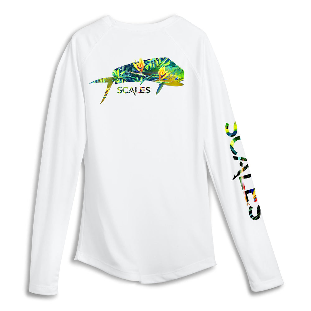 Scales Pro Performance Tropical Marlin Long Sleeve Shirt Fishing