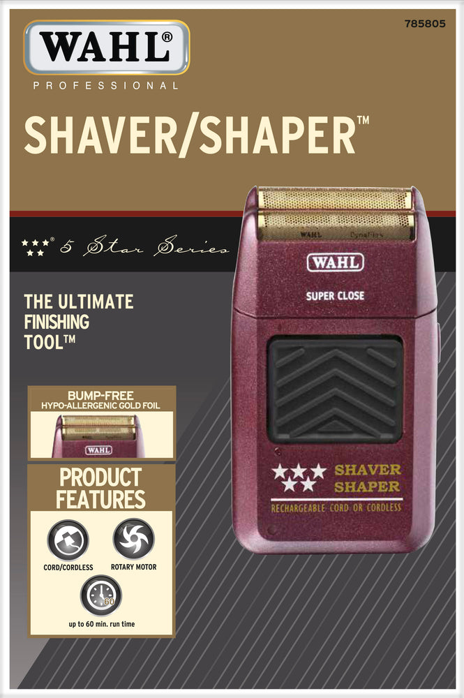 wahl rechargeable bump free 5 star shaver