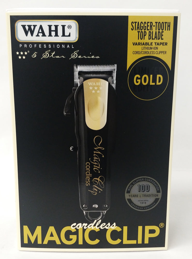 magic clip cordless black and gold